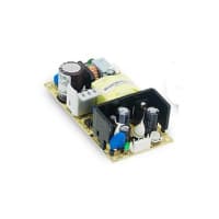 Fuente de alimentación, AC-DC, 24V, 2.71A, 100-264V adentro, marco abierto, montaje del panel, 65W, serie de EPS