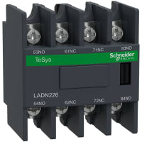 Bloque auxiliar del contacto, IEC, 690VAC, 10A, 2 NO/2 NC, serie de TeSys Deca