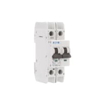 Interruptores miniatura, T/M, curva de C, 15A, 2-Pole, estruendo, UL489, serie de FAZ-NA
