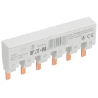 Barra de distribución, 3-Pole, terminales de 6, para los interruptores de la UL 489