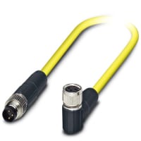 M8; posición 3. blindado; PVC 105C; Enchufe M8 recto; al zócalo M8 pescado con caña; 1.5 m