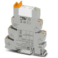 PLC-INTERFACE con el interruptor, relais de la salida, 24V, 250V, 10A, DINNS 35/7 5, PLC-RPT