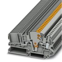 Del bloque de terminales del estruendo solo LVL tornillo del disco de la prueba del carril/gris enchufable de las conec 26-10AWG