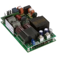 Fuente de alimentación, AC-DC, 48V, 6.3A, 115-264V adentro, marco abierto, panel Mnt, médico, serie de GHA