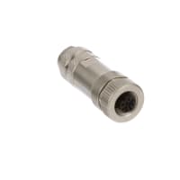 Serie recta femenina enchufable del sensor/del actuador 4-Pos M12 SACC del conectador
