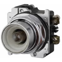 Botón resistente, iluminado, 24V, 30.5m m, NEMA4, serie 10250T