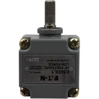 La cabeza E50 del interruptor de límite resistente enchufa vuelta baja rotatoria lateral del resorte de la fuerza
