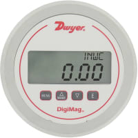 Galga de presión diferenciada; 0.50 en gama de W.C.; 2+-% exactitud; Nema 4X/IP66