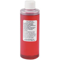 Líquido rojo de la galga del manómetro, 0.826 sg, botella del tapón de tuerca de 4 onzas, una serie