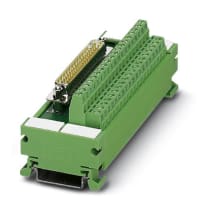 Montaje D-secundario poste femenino del carril del estruendo del módulo 15 de interfaz 125 V ac/dc 2.5A 65m m