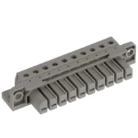 Manera del negro de Trm 10 /terminales No-Fundidos del tornillo de poste abajo 24 12 al nilón V 500 del AWG