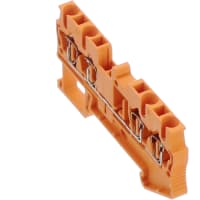 ST 2.5-QUATTRO Series 800V 24A Spring Cage Term Orange de Double Level Trm Blk