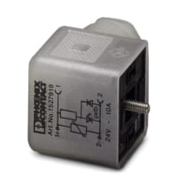 Estruendo 43650 a las series masculinas 10A 24 V IP65 3P del montaje SACC del cable de las conec del solenoide