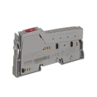 El zócalo de 60mA RCD, montaje del carril del estruendo, cambió, IP65, IP67, 24 C.C. de V, 253 CA de V, gris