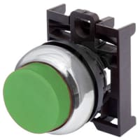 Actuador del botón, 22m m, botón extendido, verde, momentáneo, serie del RMQ-Titán