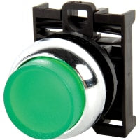 Pushbutton Actuator, 22.5m m, Extender, Illuminated, Green, Maintained, RMQ-Titán