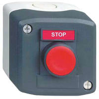 El station del grey de Dark, 1 red el return spring 1NO “Stop” del diameter del pushbutton 22 del flush