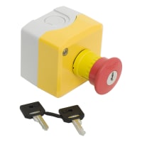 E-Pare, el reajuste dominante, rojo/amarillo/la cabeza gris 40mmMushroom