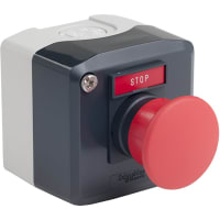 El station del grey de Dark, 1 red el return spring 1NC del diameter del pushbutton 40 del head del mushroom