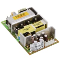 Fuente de alimentación, cara abierta, sola salida, 120W, 48V@2.5A, diámetro 3 en x 5 adentro