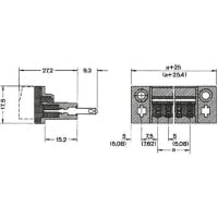 Soldadura del jefe, Deslizar-en serie de la posición DFK-MSTB de 5.08m m 12AWG 320V 12A 2