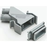 Kit del conectador del enchufe de DSUB, manera de 15, IP67 std, serie de PLUSCON