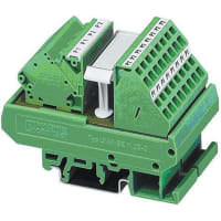 IDC No-Funden el terminal del carril del estruendo, montaje del panel, 40 poste, 50V CA, 60V C.C., 40A, 128.4m m