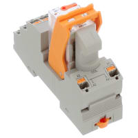 El módulo de relais, DPDT, 250VAC, 250VDC/24VAC, 8.5A, RIFLINE TERMINA series del RELAIS