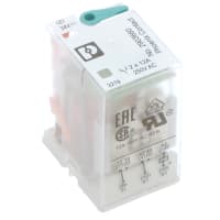 Accione el relais, DPDT, 24VDC/250VAC, 250VDC, 12A, RIFLINE TERMINAN series del RELAIS