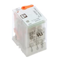 Accione el relais, DPDT, 120VAC/250VAC, 250VDC, 12A, RIFLINE TERMINAN series del RELAIS