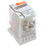 Accione el relais, 4PDT, 120VAC/250VAC, 250VDC, 6A, RIFLINE TERMINAN series del RELAIS