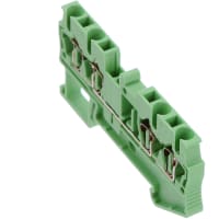ST Series de Spring 800 V 28A Spring Cage Termination Green Single Level