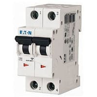 Interruptor, protector mini, supl., UL1077, 20A, poste de 2, curva de C