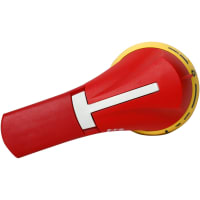 Manija rotatoria, S02, serie de C/FD, rojo/amarillo, nema 4/4X, IP65, profundidad de Vari