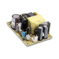 Fuente de alimentación, AC-DC, 7.5V, 2A, 100-264VIn, marco abierto, Pnl Mnt, encajado, 15W, serie de EPS