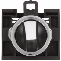 Actuador de interruptor del selector, 22m m, de tres posiciones, mantenidos, negro, serie del RMQ-Titán