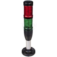 El LED señala la torre, 2 elementos ligeros, rojo/el verde, 24 V ac/dc, serie SL4