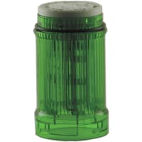 El verde condujo el faro, efecto ligero que destellaba, base de 43m m, 24 VAC/DC, serie SL4
