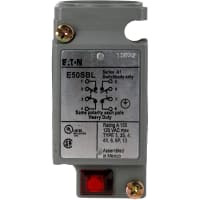 Cambie el cuerpo, Dbl poste, 2N.O. - 2Nc, With24-120VAC/DC conducido