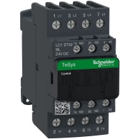 No-Invertir el contactor, 24VDC, 32A, 4P, carril del estruendo, serie de TeSys Deca
