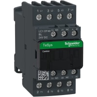 No-Invertir el contactor, 24VDC, 40A, 4P, carril del estruendo, serie de TeSys Deca