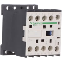 Contactor miniatura LC1 3P, 55kW, 12A, 24VAC, serie de los micrones de TeSys