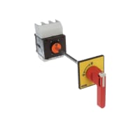 Interruptor No-Fusible de la desconexión, 3 poste, montaje de la puerta, 125 A, kilovatio de 45, IP20, IP65