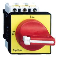 Interruptor No-Fusible de la desconexión, 3 poste, 40 A, 18.5 W, IP20, IP65