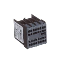 Bloque auxiliar de los contactos, 10A 4NO, Sz S00 S0, resorte, Snap-on, serie 3RH