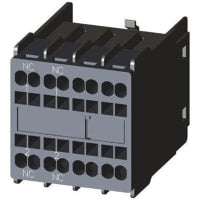 Bloque auxiliar del contacto; Terminal del resorte; 2NC