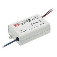 Fuente de alimentación, AC-DC, 15V, 1.68A, 100-264V adentro, incluido, conductor del LED, 25W, serie APV-25