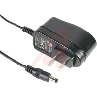 Fuente de alimentación, AC-DC, 15V, 0.4A, 90-264V adentro, incluido, tacos para muro, 6W, serie de GS06U