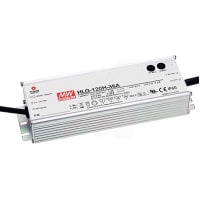 Power Supply, AC-DC, 30V, 4A, 100-305V adentro, Sealed, PFC, LED Driver, HLG-120H Series