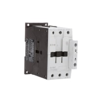 Contactor, 3-Pole, Fnvr, 50A, D-Marco, 0No-0Nc, bobina de 24 VDC, serie del IEC de XT